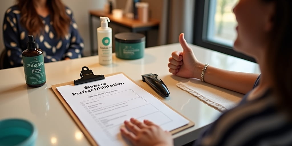 סיכום חיטוי מכונת תספורת